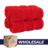 4 Piece 100% Cotton Luxury Washcloth Turkish Towel Set - 60 Set Case Pack