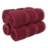 4 Piece 100% Cotton Softness, Elegance, Comfort Washcloth Turkish Towel Set