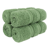 4 Piece 100% Cotton Softness, Elegance, Comfort Washcloth Turkish Towel Set