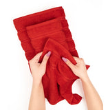 6 Piece 100% Cotton Turkish Bulk Bath Towels - Wholesale Premium Towel Sets - 10 Set Case Pack