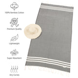 American Soft Linen, 100% Bamboo Turkish Peshtemal Beach Pool Towels, 40" x 70" Peshtemal Towels