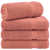American Soft Linen Bekos 100% Cotton Turkish Towels, 4 Piece Bath Towel Set