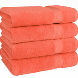 American Soft Linen Bekos 100% Cotton Turkish Towels, 4 Piece Bath Towel Set
