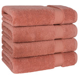 American Soft Linen Bekos 100% Cotton Turkish Towels, 4 Piece Bath Towel Set