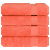 American Soft Linen Bekos 100% Cotton Turkish Towels, 4 Piece Bath Towel Set