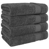 American Soft Linen Bekos 100% Cotton Turkish Towels, 4 Piece Bath Towel Set