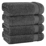 American Soft Linen Bekos 100% Cotton Turkish Towels, 4 Piece Hand Towel Set