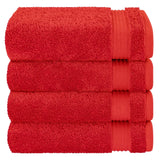 American Soft Linen Bekos 100% Cotton Turkish Towels, 4 Piece Hand Towel Set