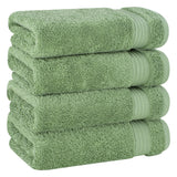 American Soft Linen Bekos 100% Cotton Turkish Towels, 4 Piece Hand Towel Set