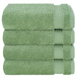 American Soft Linen Bekos 100% Cotton Turkish Towels, 4 Piece Hand Towel Set