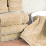American Soft Linen Bekos 100% Cotton Turkish Towels, 4 Piece Hand Towel Set