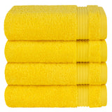 American Soft Linen Bekos 100% Cotton Turkish Towels, 4 Piece Hand Towel Set