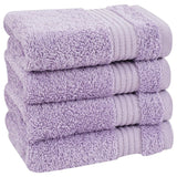 American Soft Linen Bekos 100% Cotton Turkish Towels, 4 Piece Washcloth Towel Set