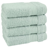 American Soft Linen Bekos 100% Cotton Turkish Towels, 4 Piece Washcloth Towel Set