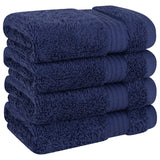 American Soft Linen Bekos 100% Cotton Turkish Towels, 4 Piece Washcloth Towel Set