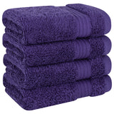 American Soft Linen Bekos 100% Cotton Turkish Towels, 4 Piece Washcloth Towel Set