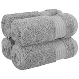 American Soft Linen Bekos 100% Cotton Turkish Towels, 4 Piece Washcloth Towel Set