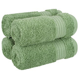 American Soft Linen Bekos 100% Cotton Turkish Towels, 4 Piece Washcloth Towel Set