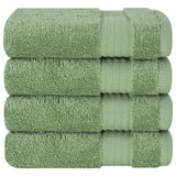 American Soft Linen Bekos 100% Cotton Turkish Towels, 4 Piece Washcloth Towel Set