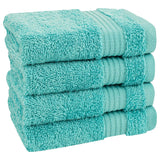 American Soft Linen Bekos 100% Cotton Turkish Towels, 4 Piece Washcloth Towel Set