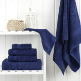 American Soft Linen Bekos 100% Cotton Turkish Towels 6 Piece Bath Towel Set with 18 Different Colors