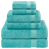 American Soft Linen Bekos 100% Cotton Turkish Towels 6 Piece Bath Towel Set with 18 Different Colors