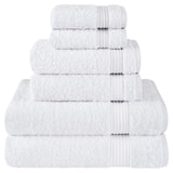 American Soft Linen Bekos 100% Cotton Turkish Towels 6 Piece Bath Towel Set with 18 Different Colors