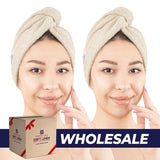 American Soft Linen 100% Cotton Hair Drying Towels for Women, 2 Pack Head Towel Cap - 75 Set Case Pack