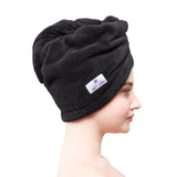 American Soft Linen Extremely Soft, Super Absorbent and Fast Drying Hair Towel with 2 buttons