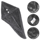 American Soft Linen Extremely Soft, Super Absorbent and Fast Drying Hair Towel with 2 buttons