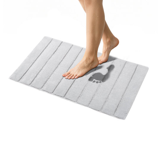 Katiy Cotton Bath Rug 21x34 Non Slip Bathroom Mat