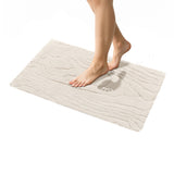 American Soft Linen Lovi Bath Rug – 21"x34" Premium Cotton, Non-Slip Design - Bath Mats for Bathroom