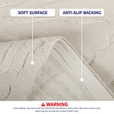 American Soft Linen Lovi Bath Rug – 21"x34" Premium Cotton, Non-Slip Design - Bath Mats for Bathroom