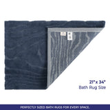 American Soft Linen Lovi Bath Rug – 21"x34" Premium Cotton, Non-Slip Design - Bath Mats for Bathroom