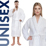 American Soft Linen Unisex Fleece Bathrobe, Super Soft, Absorbent and Fluffy - Wholesale