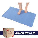 American Soft Linen 100% Cotton Bath Mat Rugs, 20x34 inches Slip Resistant Bottom Base Bath Mats for Bathroom - 35 Set Case Pack