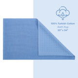 American Soft Linen 100% Cotton Bath Mat Rugs, 20x34 inches Slip Resistant Bottom Base Bath Mats for Bathroom - 35 Set Case Pack