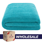 American Soft Linen 40x80 Inch Oversized Bath Sheets, Premium, Soft & Luxury 100% Ringspun Cotton Extra Large Bath Sheet - 12 Piece Case Pack