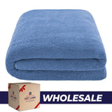 American Soft Linen 40x80 Inch Oversized Bath Sheets, Premium, Soft & Luxury 100% Ringspun Cotton Extra Large Bath Sheet - 12 Piece Case Pack
