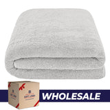 American Soft Linen 40x80 Inch Oversized Bath Sheets, Premium, Soft & Luxury 100% Ringspun Cotton Extra Large Bath Sheet - 12 Piece Case Pack