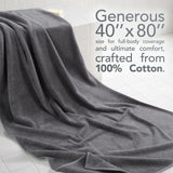 40x80 Inch Premium Bath Sheet OVERSIZED 100% Ring Spun Cotton, Luxury, Maximum Softness, Extra Large Bath Towel