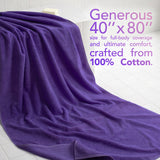 40x80 Inch Premium Bath Sheet OVERSIZED 100% Ring Spun Cotton, Luxury, Maximum Softness, Extra Large Bath Towel