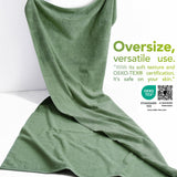 40x80 Inch Premium Bath Sheet OVERSIZED 100% Ring Spun Cotton, Luxury, Maximum Softness, Extra Large Bath Towel