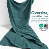 40x80 Inch Premium Bath Sheet OVERSIZED 100% Ring Spun Cotton, Luxury, Maximum Softness, Extra Large Bath Towel