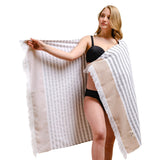 Mediterranean 100% Cotton Turkish Peshtemals, 35" x 60",  Modern & Traditional Turkish Towels - 44 Set Case Pack