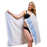 Mediterranean 100% Cotton Turkish Peshtemals, 35" x 60",  Modern & Traditional Turkish Towels - 44 Set Case Pack