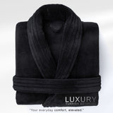 American Soft Linen Luxury Men’s Fleece Bathrobe – Ultra Soft, Warm & Lightweight Plush Robe
