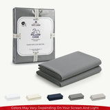 American Soft Linen 100% Cotton Sateen Pillowcase Set (2 Piece) - Soft, Breathable, Hotel Quality Pillow Covers