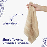 American Soft Linen Single Piece 100% Cotton Turkish Towels with 20 Different Colors, Create Your Set