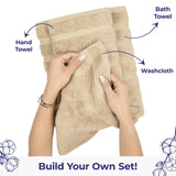 American Soft Linen Single Piece 100% Cotton Turkish Towels with 20 Different Colors, Create Your Set